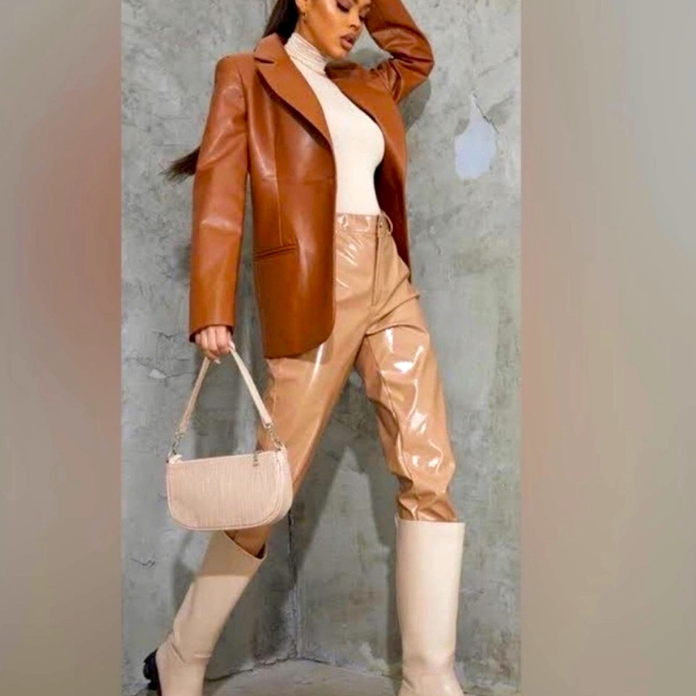 Rebecca Minkoff Lambskin Blazer sz L - Picture 1 of 4